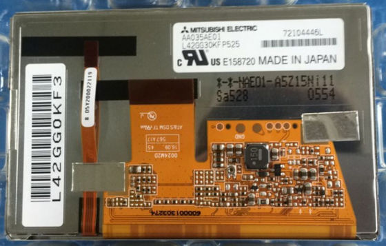 AA035AE01 Mitsubishi 3.5INCH 960×540 RGB 400CD/M2 WLED	LVDS Operating Temp.: -20 ~ 70 °C INDUSTRIAL LCD DISPLAY