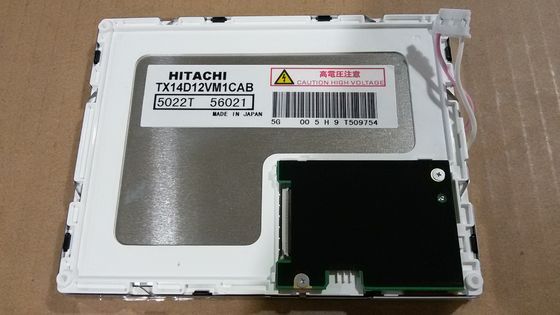 TX14D12VM1CBA  HITACHI 5.7 inch 320(RGB)×240 350 cd/m² Storage Temperature: -30 ~ 80 °C INDUSTRIAL LCD DISPLAY