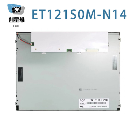 ET121S0M-N14 BOE 12.1&quot; 800(RGB)×600, 400 cd/m² 80/80/65/75 INDUSTRIAL LCD DISPLAY