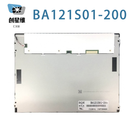BA121S01-200 BOE 12.1&quot; 800(RGB)×600, 400 (Typ.)(cd/m²)  INDUSTRIAL LCD DISPLAY
