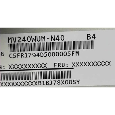 MV240WUM-N40 BOE 24.0&quot; 1920(RGB)×1200, 300 cd/m²) INDUSTRIAL LCD DISPLAY