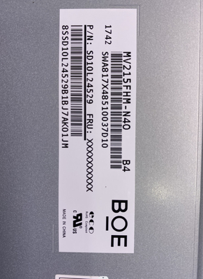 MV215FHM-N40 BOE 21.5" 1920(RGB)×1080, 250 cd/m² INDUSTRIAL LCD DISPLAY