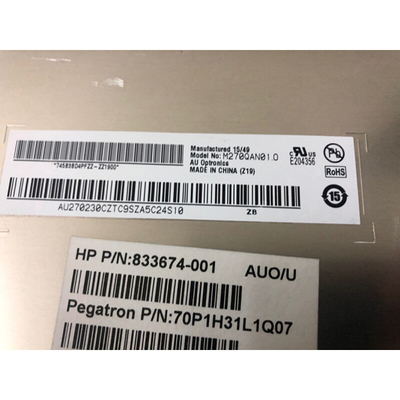 M270QAN02.0 AUO 27.0" 3840(RGB)×2160, 300 (Typ.)(cd/m²) INDUSTRIAL LCD DISPLAY