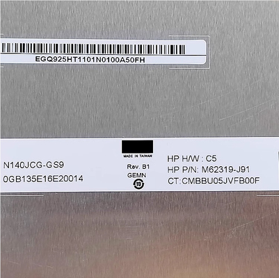 N140JCG-GS9 Innolux 14.0&quot; 1920(RGB)×1200,  400 cd/m²  INDUSTRIAL LCD DISPLAY