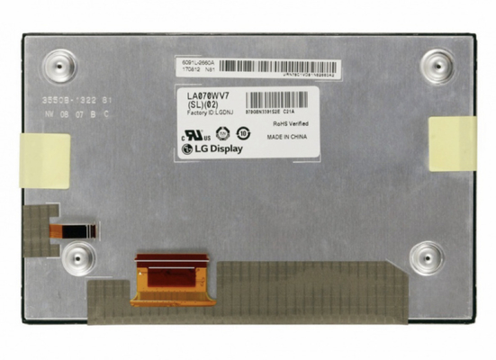LA070WV7-SL02 LG Display 7&quot; 800(RGB)×480  WVGA  133PPI  1000 cd/m² INDUSTRIAL LCD DISPLAY