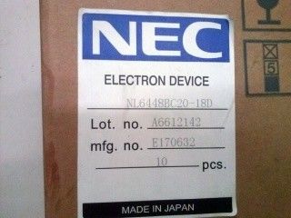 NL6448BC20-18D 122PPI 6.5 INCH 640×480 NEC TFT LCD Display 132.48(W)×99.36(H) mm