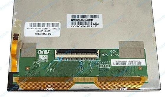C050VVN01.5 AUO	5INCH  800×480RGB 500CD/M2 WLED LVDS Storage Temp.: -40 ~ 95 °C INDUSTRIAL LCD DISPLAY