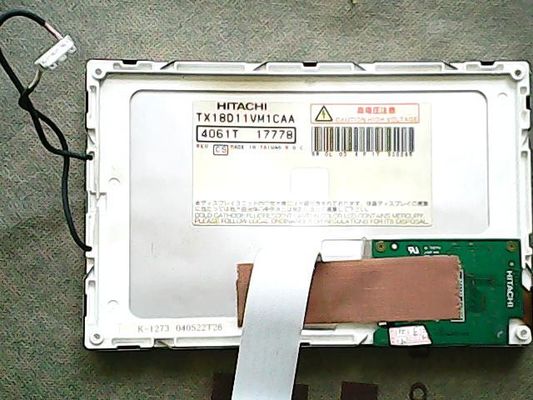 WVGA 133PPI 800x480 400 nits Industrial Lcd Panel TX18D11VM1CAA
