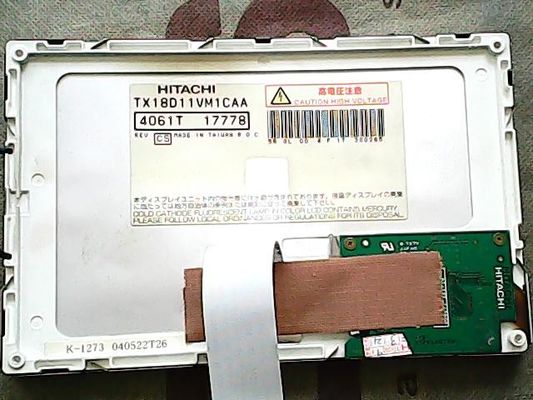 WVGA 133PPI 800x480 400 nits Industrial Lcd Panel TX18D11VM1CAA