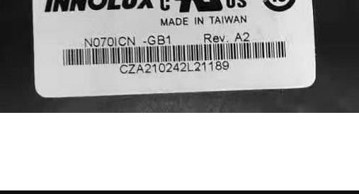 N070ICN-GB1 Innolux 7.0&quot; 800(RGB)×1280 300 cd/m² INDUSTRIAL LCD DISPLAY