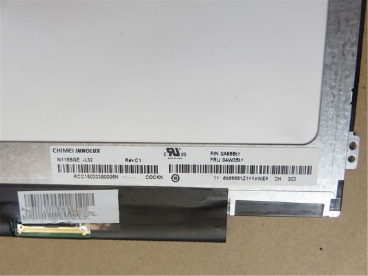 N116B6-L02 CMO 11.6&quot; 1366(RGB)×768 200 cd/m² INDUSTRIAL LCD DISPLAY