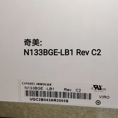 N133BGE-LB1 CHIMEI Innolux 13.3&quot; 1366(RGB)×768 200 cd/m² INDUSTRIAL LCD DISPLAY