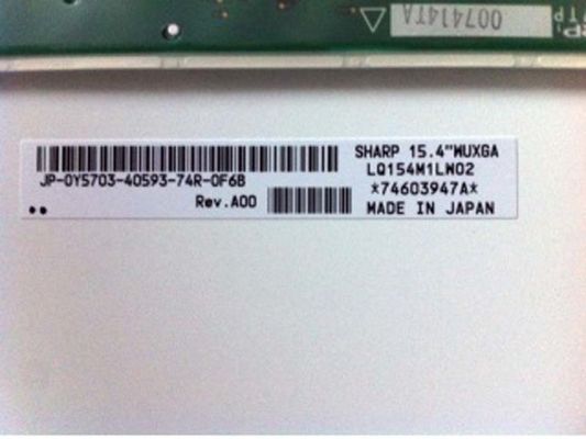 LQ154M1LW02  Sharp	15.4&quot;  LCM  1920×1200RGB	200cd/m²   INDUSTRIAL LCD DISPLAY