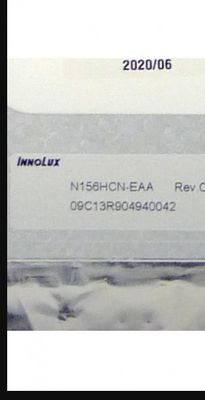N156HCN-EAA Innolux 15.6&quot; 1920(RGB)×1080 250 cd/m² INDUSTRIAL LCD DISPLAY