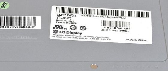 LM171WX3-TLC2 LG Display 17.1&quot; 1440(RGB)×900 250 cd/m² INDUSTRIAL LCD DISPLAY