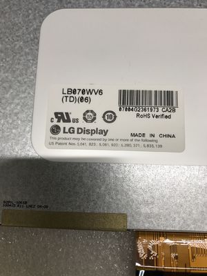 LB070WV6-TD06 LG Display 7.0&quot; 800(RGB)×480 350 cd/m² INDUSTRIAL LCD DISPLAY