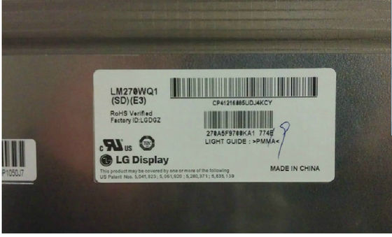 LM270WQ1-SDB3 LG Display 27.0&quot; 2560×1440 420cd/m2  INDUSTRIAL LCD DISPLAY