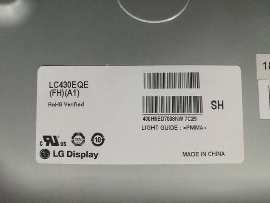 LC430EUE-FHM1 LG Display 43&quot; 1920(RGB)×1080 300 cd/m²  INDUSTRIAL LCD DISPLAY