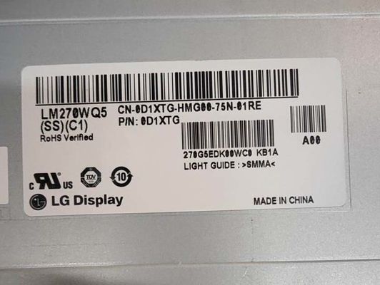 2560x1440 300cd/m2 Lcd Video Module 27.0&quot; LM270WQ5-SSC1 89/89/89/89 (Typ.)(CR≥10)