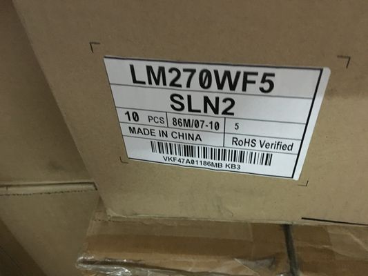 81PPI 27.0&quot; 1920x1080 300cd/m2 Square LCD Panel LM270WF5-SLB1 89/89/89/89 (Typ.)(CR≥10)