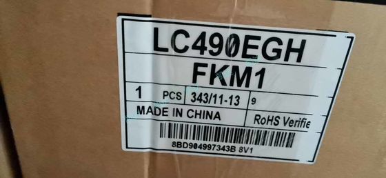 3840x2160 500cd/m2 Industrial Lcd Panel LG Display 90PPI LC490EGH-FKM1