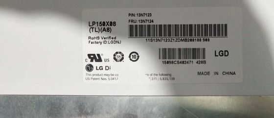 15.0&quot; 1024x768 150cd/m2 Tft Lcd Screen 85PPI LP150X08-TLA8 45/45/15/35 (Typ.)(CR≥10)
