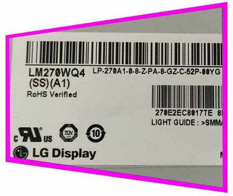 LM270WQ4-SSB1 LG Display 27.0&quot; 2560×1440 350cd/m2 INDUSTRIAL LCD DISPLAY