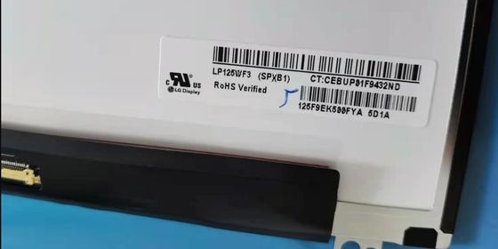 LP125WF3-SPB1 LG Display 12.5&quot; 1920(RGB)×1080 300 cd/m² INDUSTRIAL LCD DISPLAY 176PPI