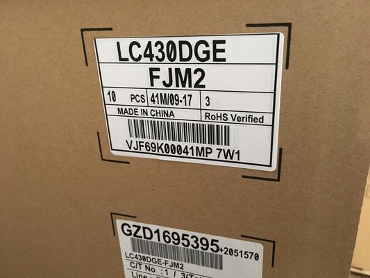 LC430DGE-FJM2 LG Display 43&quot; 3840×2160 390cd/m2 INDUSTRIAL LCD DISPLAY