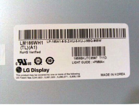 LM185WH1-TLA1 LG Display 18.5&quot; 1366×768 300cd/m2 INDUSTRIAL LCD DISPLAY