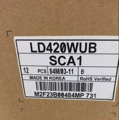 24in 1920×1080 700cd/M2 Tft Lcd Screen 2PPI LD420WUB-SCA1 89/89/89/89 (Typ.)(CR≥10)