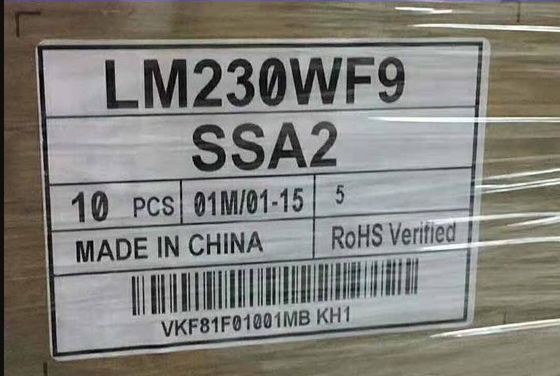 23.0&quot; 1920×1080 250cd/m2 Touch Lcd Display 95PPI LM230WF9-SSA3