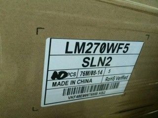 27.0in 1920x1080 Industrial Lcd Panel 300cd/M2 81PPI LM270WF5-SLN2