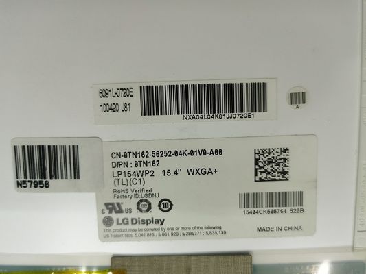LP154WP2-TLC2 LG Display 15.4&quot; 1440(RGB)×900 300 cd/m² INDUSTRIAL LCD DISPLAY