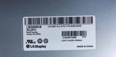 LM240WU8-SLE4 LG Display 24.0&quot; 1920(RGB)×1200 300 cd/m² INDUSTRIAL LCD DISPLAY