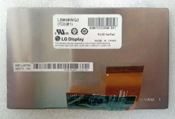 LB050WQ2-TD03 LG. LCD 5.0&quot; 480×272(RGB) 400 cd/m² INDUSTRIAL LCD DISPLAY