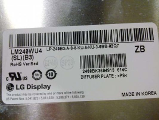LM240WU4-SLB3 LG Display 24.0&quot; 1920(RGB)×1200 400 cd/m² INDUSTRIAL LCD DISPLAY