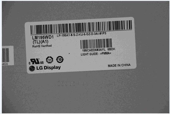 LM195WD1-TLA1 LG Display 19.5&quot; 1600(RGB)×900 250 cd/m² INDUSTRIAL LCD DISPLAY