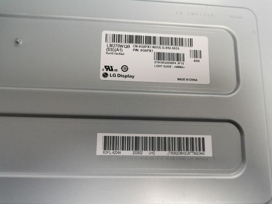 LM270WQB-SSA1 27.0&quot; 2560x1440  450cd/m2  89/89/89/89  INDUSTRIAL LCD DISPLAY