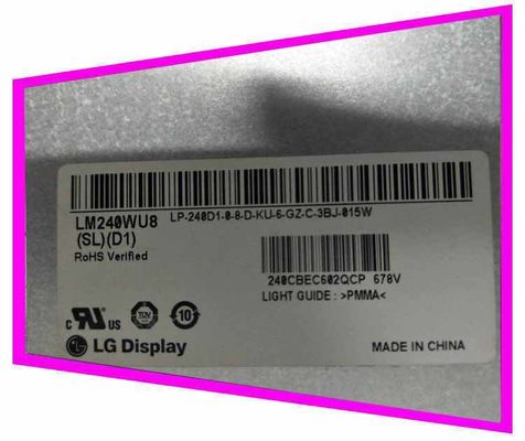 LM240WU8-SLD1 LG Display 24.0&quot; 1920(RGB)×1200 300 cd/m² INDUSTRIAL LCD DISPLAY