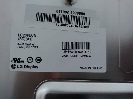 LG Display 26.0&quot;  60PPI1366x768 TFT LCD Panel 350cd/m2 LC260EXN-SDA1