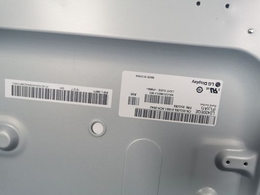 103PPI 43&quot; 3840×2160 Square LCD Panel 400cd/m2 LD430EQE-FLA1 89/89/89/89 (Typ.)(CR≥10)