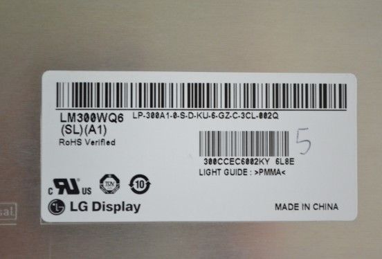 LM300WQ6-SLA1 LG Display 30.0&quot; 2560(RGB)×1600 350 cd/m² INDUSTRIAL LCD DISPLAY