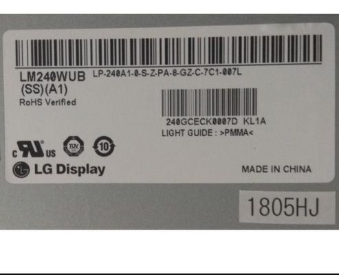 LM240WUB-SSA1 LG Display 24.0&quot; 1920(RGB)×1200 350 cd/m² INDUSTRIAL LCD DISPLAY