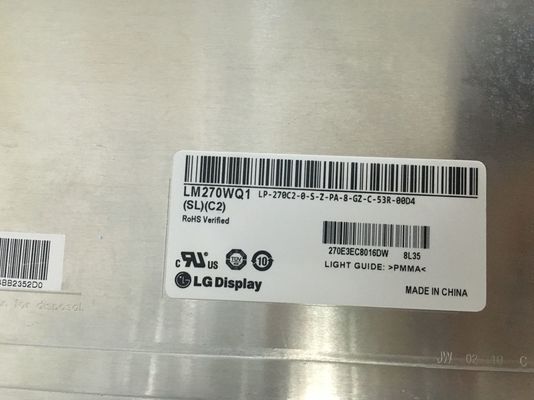 LM270WQ1-SLC2 LG Display 27.0&quot; 2560(RGB)×1440 350 cd/m² INDUSTRIAL LCD DISPLAY