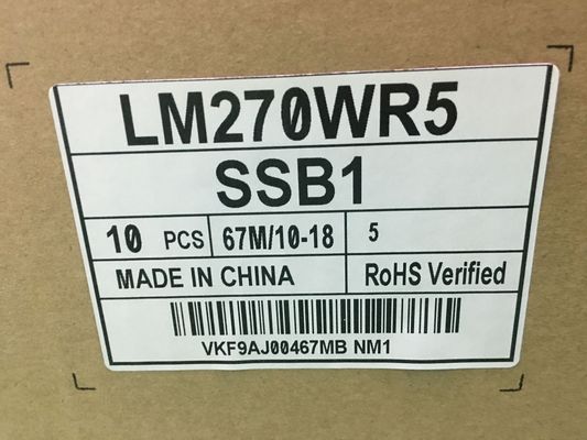 LM270WR5-SSB1 LG Display 27.0&quot; 3840(RGB)×2160 350 cd/m² INDUSTRIAL LCD DISPLAY