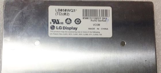 LB050WQ3-TD02 LG. LCD 5.0&quot; 480×272(RGB) 500 cd/m² INDUSTRIAL LCD DISPLAY