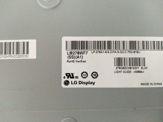1920×1080 250cd/m2  27.0in 81PPI TFT LCD Display LM270WF7-SSA1