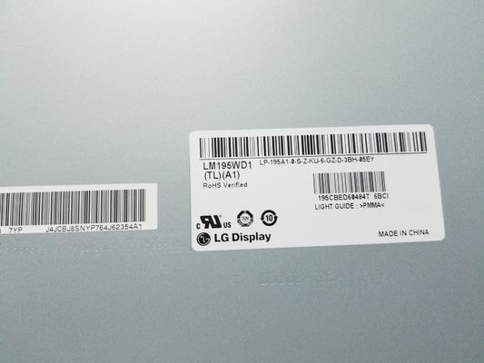 LG Display 19.5&quot; 1600x900 94PPI TFT LCD Display 200cd/m2 LM195WD1-TLC1