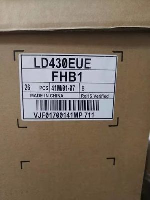 450cd/M2 RGB FHD 51PPI Square Lcd Panel 43&quot; 1920×1080 LD430EUE-FHB1